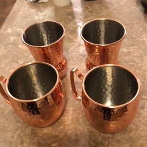 Copper mugs